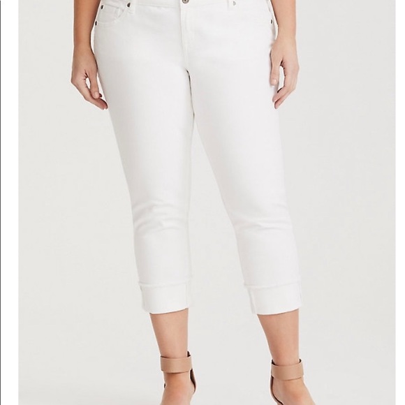 torrid white jeans